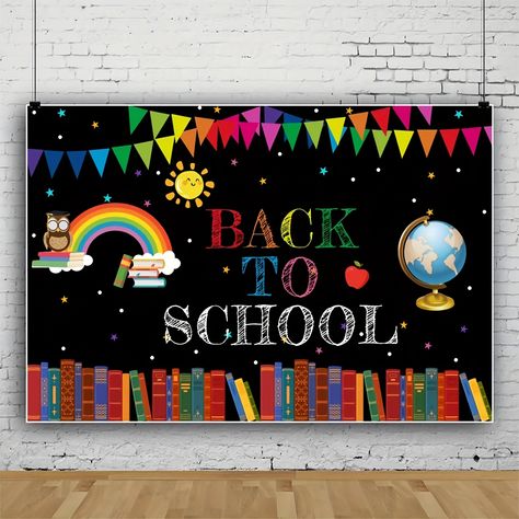 Faster shipping. Better service Hanging Ideas For School Decoration, School Board Decoration, Party Backdrops, Balloon Kits, Shimmer Wall, Back To School Party, Petite Section, Aktivitas Montessori, Welcome Back To School