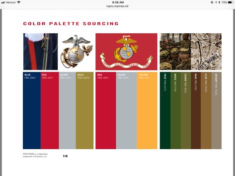 Marine Corps Wedding Colors, Military Color Palette, Usmc Party, Usmc Wedding, Marine Corps Wedding, Military Color, Marine Colors, Color Palette Bright, Us Marine Corps