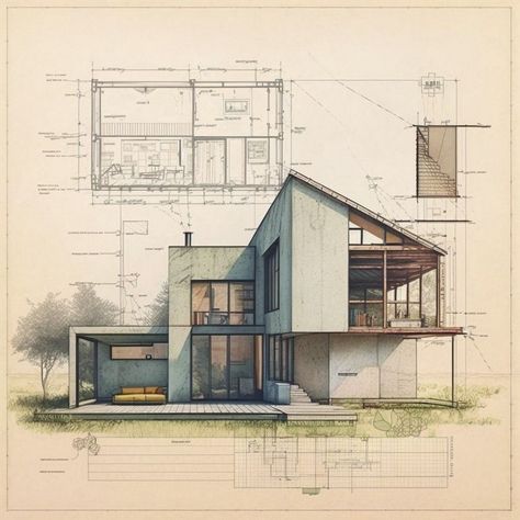 Artistry in Architecture: Exterior Sketch Design Brilliance Interior Architecture Sketch, Architectural Plan, Architecture Blueprints, Perspective Drawing Architecture, Architecture Drawing Plan, Interior Architecture Drawing, Architecture Sketchbook, Architecture Design Sketch, Architecture Design Drawing