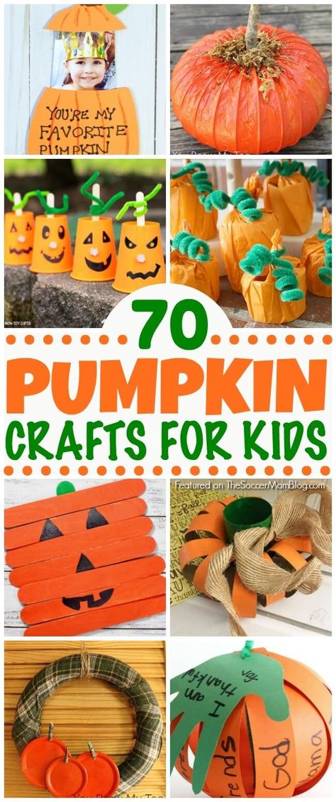 Paper Crafts Games, Eyfs Crafts, Pumpkin Crafts For Kids, Kids Paper Crafts, Pumpkin Patch Craft, Scary Witches, Pumpkin Decorating Ideas, Crafts For Kids Paper, Upcycle Crafts Diy