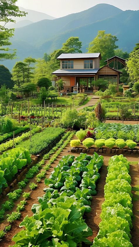 Simple & healthy life Aquaponics Greenhouse, Farm Plans, Farm Layout, Happy Sabbath, Gardening Plants, Garden Design Plans, Garden Centre, Village House Design, Off Grid Living