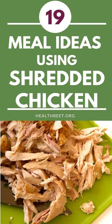 Use Shredded Chicken, Shredding Chicken, Shredded Chicken Casserole, Cold Chicken Salads, Chicken Stuffing Casserole, Shredded Bbq Chicken, Bbq Chicken Sandwich, Chicken Lunch, Stuffing Casserole