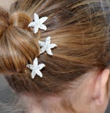 Beach Hair Accessories, Starfish Hair Clip, Beach Wedding Hair, Boho Hair, Crystal Hair Pins, Wedding Hair Clips, Star Hair, Wedding Hair Pins, Rhinestone Wedding