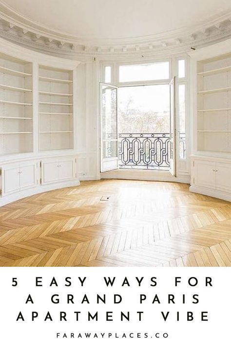 5 Easy Pieces: Grand Parisian Apartment - faraway places Apartment Bookshelves, Paris Apartment Interiors, Parisian Apartment Decor, Minimalistic Interior, Interior Simple, Parisian Interior, French Interior Design, Interior Design Minimalist, Trendy Apartment