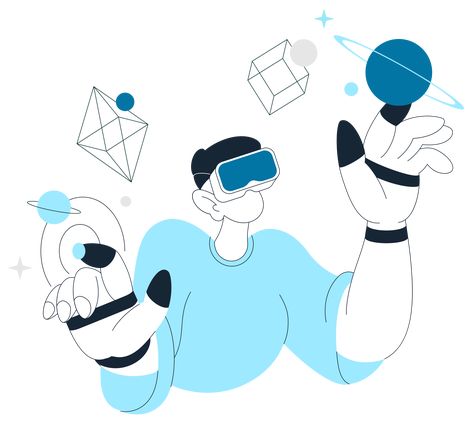 Vr Headset Illustration, Vr Illustration Graphic Design, Vr Glasses Illustration, Hologram Illustration, Vr Illustration, Virtual Reality Illustration, Gaming Illustration, Glasses Sketch, Vr Design