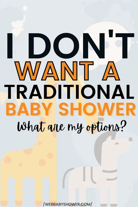 Not a fan of the traditional baby shower? If you really don't want to host or throw a baby shower, here are a lot of interesting options and alternatives for you to consider! Drop By Baby Shower Ideas, Non Baby Shower Ideas, Basic Baby Shower Ideas, Baby Shower Stations Ideas, Quick Baby Shower Ideas, Baby Shower Not Opening Gifts, Baby Shower Decorations No Balloons, Baby Shower Without Games, Baby Shower Non Traditional