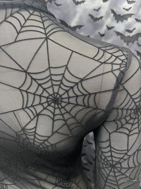 This is an Official Part 1 spiderweb pattern sheer long sleeve black bodysuit. This has The Part 1 image screen printed on the front. 95% nylon / 5% spandex These are handmade screenprinted and slightly vary from the photo. Please feel free to email me any questions. Thanks for looking. Due to an influx of incorrect addresses if a package is returned, you must pay the shipping cost to resend the item to you. I do not do exchanges and I do not take returns unless the item is damaged. I thoroughly Spiderweb Inspired Fashion, Spider Web Clothing, Spiderweb Costume, Spiderweb Mesh Top, Spiderweb Clothing, Undershirt Outfit Long Sleeve, Spider Web Bra, Spiderweb Fashion, Spiderweb Shirt Crochet