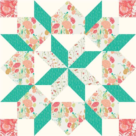 Quilt Blocks Easy, English Paper Piecing Quilts, Quilted Table Runners Patterns, Quilt Square Patterns, Medallion Quilt, Pinwheel Quilt, Star Of Bethlehem, Star Quilt Blocks, Star Quilt Patterns