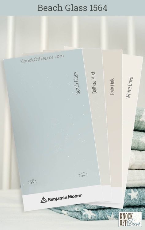 Benjamin Moore Beach Glass Kitchen, Beach House Bedroom Paint Colors, Benjamin Moore Coastal Paint Colors, Benjamin Moore Coastal Colors, Benjamin Moore Beach Glass Paint, Seaglass Paint Colors, Beach Glass Paint, Beach Glass Benjamin Moore, Benjamin Moore Beach Glass