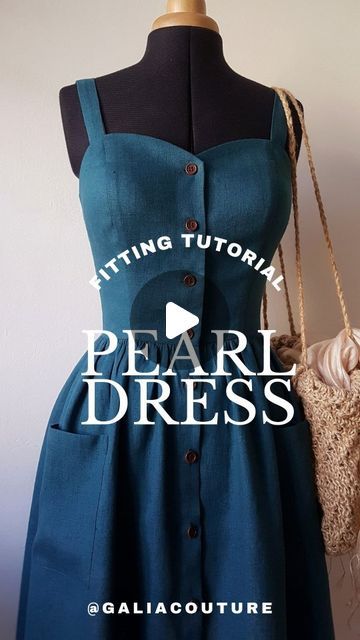 Pearl Dress, Big Bust, Pinterest Girls, Pdf Sewing Patterns, My Youtube Channel, Sewing Dresses, Linen Dress, Sewing Tutorials, Dressmaking