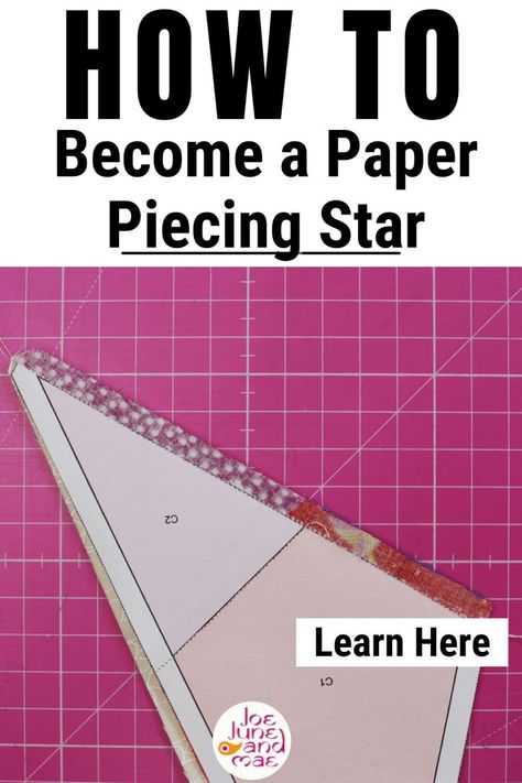 How to Become a Paper Piecing Star. Do you want to become a paper piecing STAR ? Learn how to paper piece with this simple and easy tutorial you will be a PRO in no time! What Is Paper Piecing, Paper Pieced Quilt Patterns Free Simple, How To Paper Piece Tutorials, Paper Piecing Stars Free Pattern, Paper Piece Patterns Free, How To Paper Piece, Foundation Paper Piecing Quilts, Paper Piecing Quilt Patterns Free, Foundation Paper Piecing Templates Free Printable