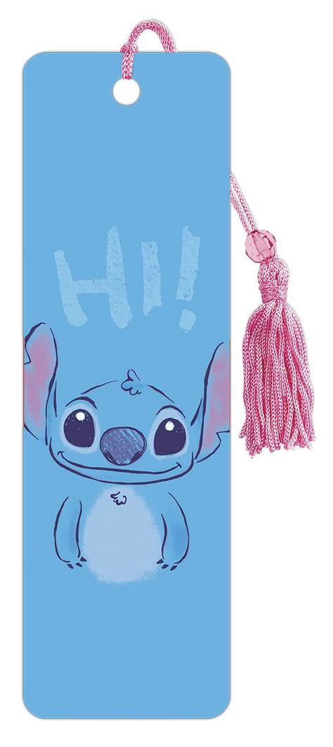 PRICES MAY VARY. Dimensions: 8. 75" x 2. 75" Brightly printed images of trendy characters from TV, movies and more! Matching tassel and beads to easily pick up where you left off Slim-fitting for easy use with all kinds of books! A perfect way to keep your page and show your enthusiasm for reading Lilo And Stitch Snacks, Papercraft Kawaii, Stitch Gift Ideas, Disney Bookmarks, Sophia Sophia, Fun Bookmarks, Stitch Things, Stitch Bookmark, Lilo And Stitch Quotes