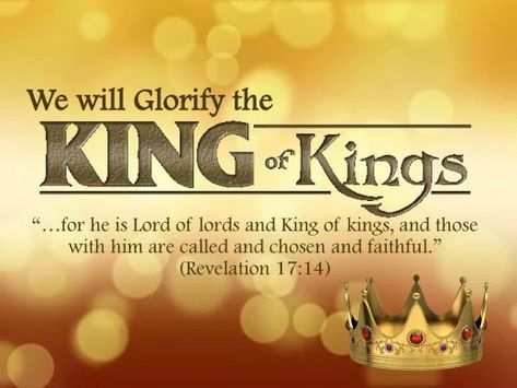 Jesus King Of Kings, Revelation 17, Jesus King, Christmas Photo Album, He Is Lord, The Day Will Come, Happy Sabbath, Abba Father, Christ The King