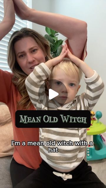 Music For Littles | Tyler Wray, SCMT, MT-BC on Instagram: "Does anyone else remember this song!? 👻👻  Mean Old Witch is a CLASSIC! Halloween is one of my most favorite holidays, so we are jumping right in to all the Halloween themed songs! 🎃✨  Lyrics: “I’m a mean old with with a hat I ride on my broom with my cat My nose is pointed and my shoes are too So you better watch out, or I might scare you I’m a mean old witch with a hat, BOO!”  Want to learn more Halloween themed songs? You can check out my Music for Littles Membership where I share themed lesson plans full of amazing songs, (mostly originals 🥰) perfect for preschool, daycare, or kindergarten classrooms! The October songs are already up ✨🎃👻🦇  Check it out at www.musicforlittles.org or click the link on my profile 💗  #musicf October Songs For Preschool, Room On The Broom Activities Preschool, Halloween Songs Preschool, Halloween Lesson Plans Preschool, Halloween Songs For Preschoolers, Halloween Songs For Toddlers, Dr Jean Songs, October Songs, Rhymes For Kindergarten