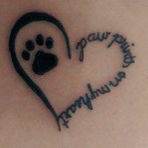 Pet Memorial Tattoo, Dog Memorial Tattoos, Pawprint Tattoo, Rose Tattoos For Women, Paw Tattoo, Tattoos Geometric, Memorial Tattoo, Memorial Tattoos, Dog Tattoo