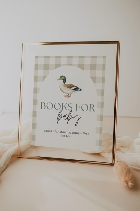 Ducks Baby Shower Ideas, Mallard Baby Shower Theme, Duck Hunting Baby Shower Ideas, Duck Baby Shower Ideas, Mallard Duck Baby Shower Ideas, Baby Shower Sign In Ideas, Duck Themed Baby Shower Ideas, Hunting Baby Shower Ideas, Card Table Decor