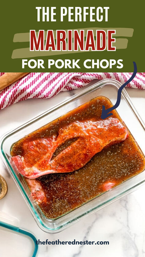 This marinade for pork chops adds a vibrant and zesty flavor to your meals, thanks to the ginger. This marinade not only adds a burst of flavor but also helps to tenderize the meat, ensuring juicy and flavorful pork every time. Whether you're grilling or roasting, this marinade is sure to bring out the best in your pork dishes. Garlic Marinade For Pork Chops, Marinades For Pork Tenderloin, Marinade For Pork Chops Grilling, Pork Chop Marinade For Oven, Pork Marinade For The Grill, Bbq Pork Chop Marinade, Pork Chop Marinade For Grill, Simple Pork Chop Marinade, Marinades For Pork