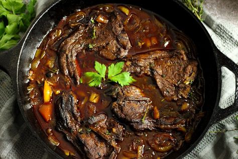 Red Wine Braised Short Ribs, Wine Braised Short Ribs, Lamb Ribs, Braised Short Ribs, How To Make Brown, The Lamb, Lamb Chops, All Vegetables, Spicy Sauce