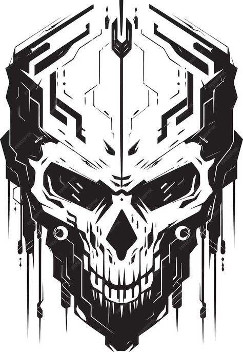 Premium Vector | Synthetic sentinel cyberpunk icon neon nucleus 80s cyber skull emblem Sci Fi Logo Design, Cyberpunk Vector, Cyberpunk Stickers, Cyberpunk Logo, Cyberpunk Skull, Cyberpunk Drawing, Cyberpunk Tattoo, Arsitektur Art Deco, Cyberpunk Design