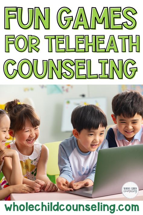 Telehealth Counseling Activities, Virtual Play Therapy Activities, Virtual Group Therapy Activities, Experiential Group Therapy Activities, Teletherapy Activities For Kids, Telehealth Therapy Activities For Teens, Virtual Therapy Activities For Kids, Therapy Interventions For Teens, Telehealth Therapy Activities For Kids