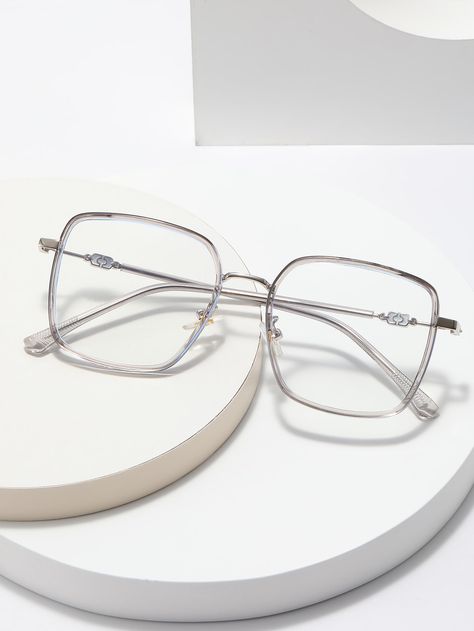 Metal Frame Anti-blue Light Eyeglasses Rectangular Frames Eyeglasses, Glasses Rectangle, Anti Blue Light Glasses, Dark Caramel, Blue Light Glasses, Glass Frame, Glass Frames, Square Shape, Amazing Products