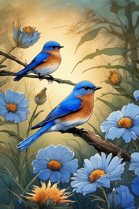 PRICES MAY VARY. Add Joy to Life：DIY 5d diamond painting is a good choice for reduce stress and ease emotions, improve hands-on ability and exercise concentration. This Eastern Bluebird diamond art is the perfect present for yourself, family, friends. Diamond painting kits for adults or beginners. Home Wall Decor：This Fine Birds. diamond painting kits can be decorated in living room, bedroom, study, office and other occasions. The Eastern Bluebird diamond painting may cheer you up all day. 5D Di Bluebird Painting Acrylic, Blue Birds Painting, Birds Canvas Painting, Coloring Pallets, Flowers And Birds Painting, Studying Painting, Theatre Decor, Birds Diy, Bluebird Painting