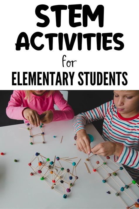 Steam Learning Activities, Steam For Elementary Students, Science For Elementary Students, Student Activities Elementary, Problem Solving Activities For Kids Critical Thinking, Elementary Kids Activities, Engaging Activities For Kids, Fun Activities For Elementary Students, Elementary Activities Fun For Kids