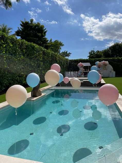 Gender reveal
Decoration
Balloons
Miami events
Balloons pool Gender Reveal Pool Decorations, Gender Reveal Location Ideas, Gender Reveal Set Up Outside, Gender Reveal Entrance Decor, Gender Reveal Venue Ideas, Gender Reveal Backyard Decor, Aesthetic Gender Reveal Ideas, Barbie Gender Reveal, Gender Reveal Ideas Private