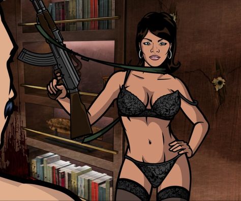 Archer Show, Lana Kane, Archer Series, Archer Cartoon, Archer Tv Show, Helga Sinclair, Sterling Archer, Archer Characters, Beauty And Brains