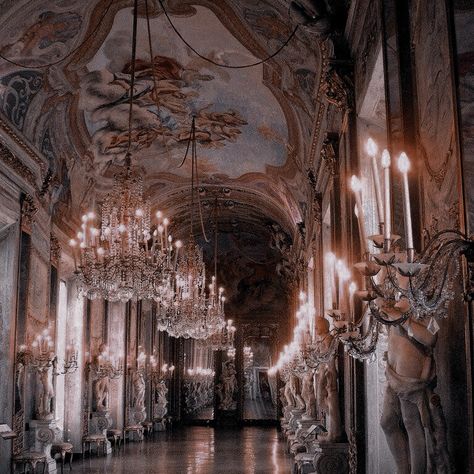 Fantasy Ball Aesthetic, Ethereal Aesthetic Banner, Fairytale Ballroom, Aesthetic Banner Gif, Ballroom Aesthetic, Castle House Design, Aphrodite Aesthetic, Ball Aesthetic, Royal Ball