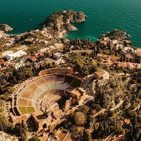 Taormina Italy, Mount Etna, Tiny Island, Roman Theatre, The Theater, Active Volcano, Nature Reserve, Sandy Beaches, The East