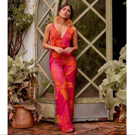 New Without Tags. Size M (Us 4/6) Perfect For Weddings And Other Events! Brand: Lady Pipa (Spanish Atelier) Women Cocktail Attire, Summer Cocktail Attire, Lady Pipa, Havana Nights Party, Mesh Romper, Purple Jumpsuit, Orange Jumpsuit, Brides Babes, Linen Romper