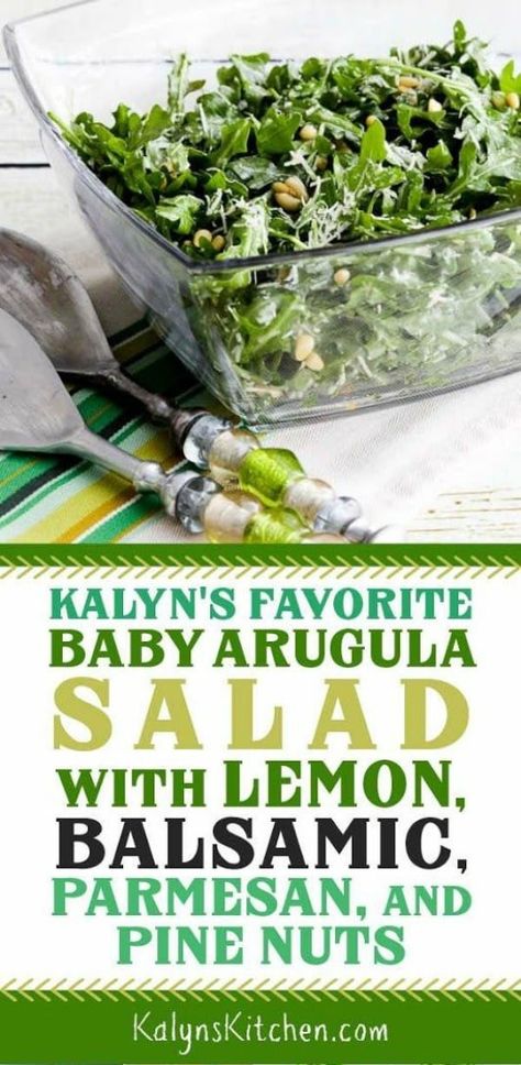 Keto Arugula Salad, Baby Arugula Recipes, Arugula Recipes Salad, Ensalada Caprese, No Bake Cherry Cheesecake, Low Glycemic Diet, Salad With Lemon, Baby Arugula, South Beach Diet