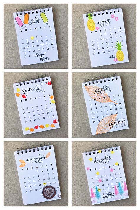 Draw Calendar Ideas, Calender Making Craft, Diy Mini Calendar Ideas, Cute Diy Calendar Ideas, Calendar Making Ideas, Homemade Calendar Ideas, Aesthetic Calendar Ideas, Handmade Calendar Ideas Creative, Mini Calendar Ideas