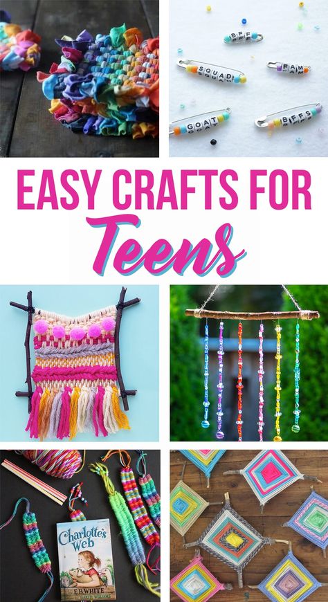 Easy crafts for teens to make with just a few supplies.  Crafts for summer camp, girls camp or just for an afternoon activity. Girls Camp Craft Ideas, Summer Camp Crafts For Teens, Girls Camp Crafts Lds, Crafts For Teenagers Girl, Summer Camp Crafts For Older Kids, Camp Crafts For Teens, Vbs Crafts For Older Kids, Crafts For Summer Camp, Crafts For Preteens