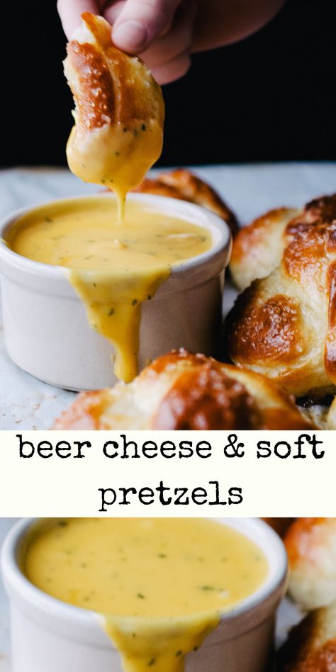 Soft Pretzels With Cheese Sauce, Skillet Beer Cheese Dip With Pretzel Bites, Pretzel And Beer Cheese Recipe, Soft Pretzel And Beer Cheese Dip, Beer Pretzel Recipe, Soft Pretzels With Beer Cheese Dip, Pretzels With Beer Cheese Dip, Homemade Pretzels And Beer Cheese, Pretzels With Cheese Dip