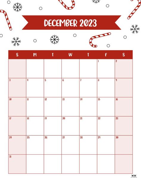 Printable-December-2023-Calendar-37 Blank December 2023 Calendar, December Calendar 2023 Aesthetic, December 2023 Calendar Printable, 23 Calendar, Printable December Calendar, December Printable, December Planner, Free Planner Pages, Printable Leaves