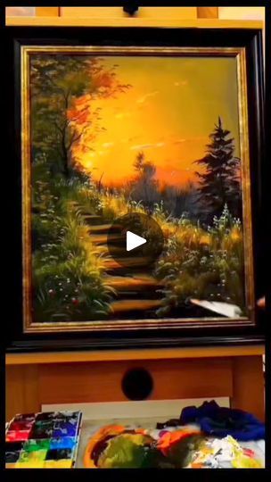 7.3K views · 2.2K reactions | Beautiful nature scenery of canvas | Acrylic landscape painting.🎨🖌️
.
#landscape #nature #canvas #art #painting #fbreels #acrylic | Jun Das | LuisWuauquikuna · Perfect Photo Draw, Draw Music, Sketch Beautiful, Nature Canvas Art, Drawing Scenery, Scenery Drawing, Follow Photo, Acrylic Landscape, Nature Scenery