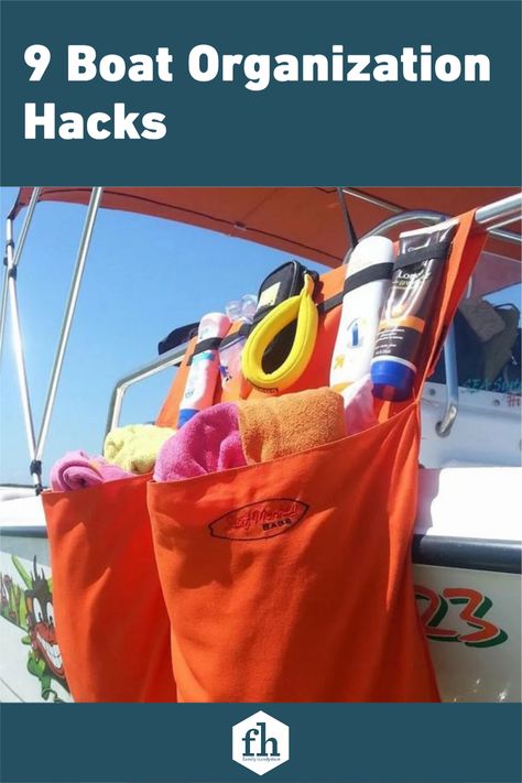 Boat Cabinet Storage, Boat Towel Storage, Boat Accessories Ideas Fun, Boat Packing Ideas, Boat Space Saving Ideas, Boat Ideas Hacks, Boat Hacks With Kids, Boating Accessories Ideas, Boat Living Hacks