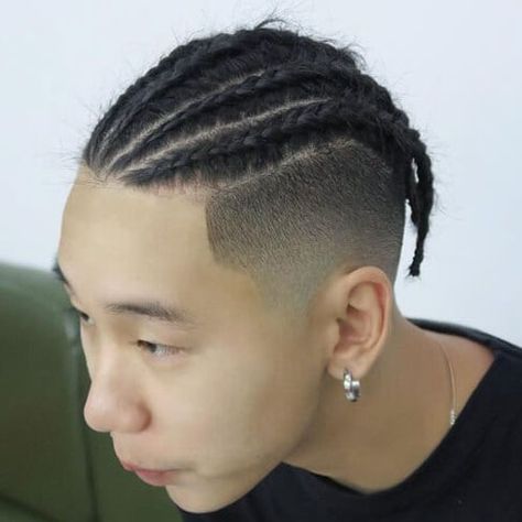 35 Best Cornrow Hairstyles For Men (2020 Braid Styles) Dreads Men, Men's Braids, Boys Braids, Cornrows Men, Man Braids, Guy Haircuts, Cornrow Styles For Men, Twisted Braids, Braid Styles For Men