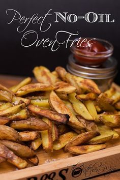 No Oil Potatoes, Oil Free Fries, Oil Free Potato Recipes, No Oil Cooking, The Starch Solution Recipes, Vegan No Oil Recipes, Mcdougall Starch Solution Recipes, No Gallbladder Recipes, Starch Solution Meals