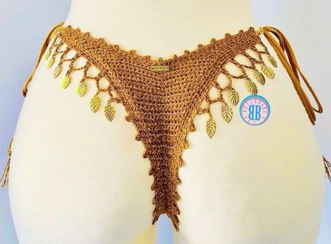 Crochet Thong Pattern Free, Metkayina Clothing, Crochet Panties, Lingerie Crochet, Crochet Bikinis, Crochet Lingerie, Handmade Bikinis, Crochet Bathing Suits, Crochet Beach Dress