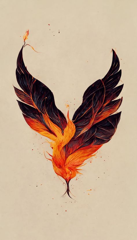 Phoenix Digital Art, Unique Phoenix Tattoo Ideas, Phoniex Tattoo Design, Phoniex Art, Phenix Birds Tattoo, Fenix Art, Fire Phoenix Tattoo, Phoenix Illustration, Phoenix Tattoo For Men