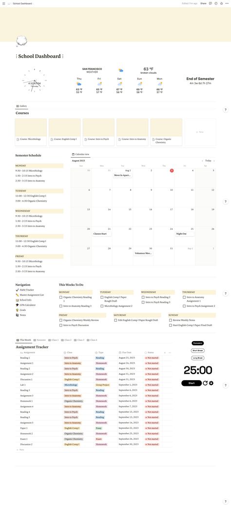 #Class_Notes_Notion #Notion_Template_Class_Notes #Notion_Academic_Template #Minimal_Blue_Aesthetic Notion School Calendar, Class Notes Notion, Notion Note Taking, Notion School Dashboard, Academic Notion Template, Digital School Planner, College Notion, Notion Template Dashboard, Notion Academic