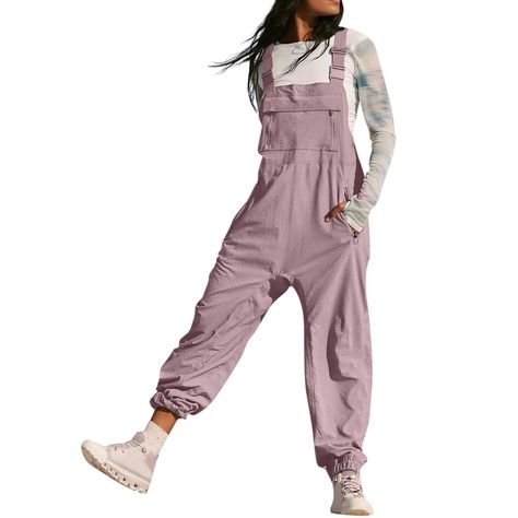 Sleeveless Cargo Pants Jumpsuit Women Summer Workwear Casual Loose Adjustable Shoulder Straps Bib Ladies Dungarees, Jogger Jumpsuit, Workwear Overalls, Overalls Vintage, Bandage Jumpsuits, Overalls For Women, Strap Pants, Jumpsuit Casual, Overall Jumpsuit