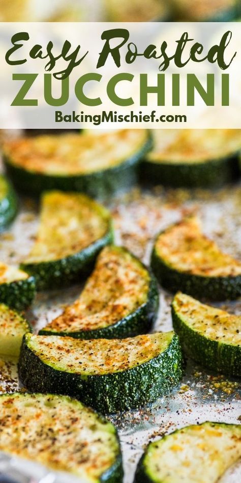 Garlic Roasted Zucchini, Things To Cook With Zucchini, What To Make With A Zucchini, Side Dish With Zucchini, Good Easy Side Dishes, Best Roasted Zucchini, Easy Baked Zucchini Recipes, The Best Zucchini Recipes, Vegetable Side Dishes Zucchini