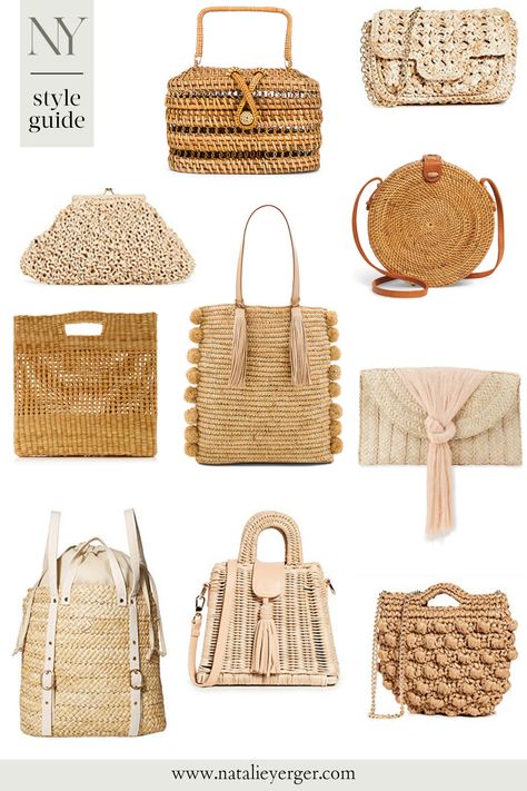 The Best Natural Handbags Under $200 | Raffia bags, straw crossbody bags, woven circle bag, and more #wovenbag #springhandbag #strawbag Dyson Hair Dryer Review, Aesthetic Tote Bag Design, Raffia Bag Pattern, Rafia Bags, Natural Handbags, Tas Vintage, Jute Handbags, Supersonic Hair Dryer, Dyson Hair