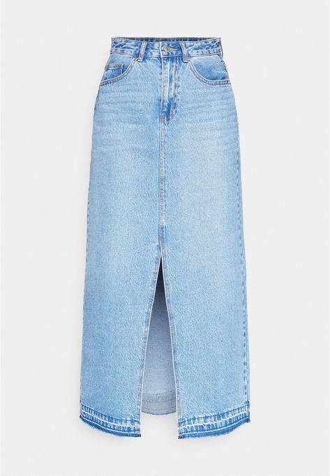 Long Jeans Skirt, Long Skirt Jeans, Maxi Jean Skirt, Jeans Long Skirt, Long Jean Skirt, Mode Zara, Denim Skirt Outfits, Long Skirt Outfits, Long Denim Skirt