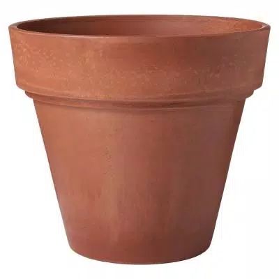 Traditional 21-1/2 in. x 20 in. Terra Cotta PSW Pot Large Terracotta Pots, Outdoor Eating Area, Stone Powder, Terra Cotta Pots, Planters For Sale, Outdoor Eating, Indoor Outdoor Planter, Plastic Planters, Planter Pots Outdoor