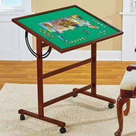 New Items | See What’s New at Collections Etc. Puzzle Organization, Jigsaw Puzzle Table, Puzzle Table, Home Decor Catalogs, Kitchen Rugs And Mats, Collections Etc, Rugs And Mats, Portable Table, Wood Accessories